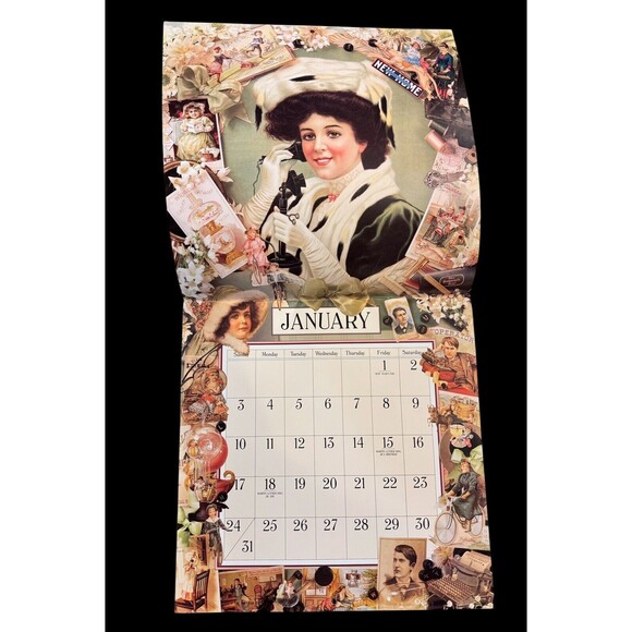 Cynthia Hart & John Grossman Victoriana Calendar 1993 12"×12" 90s Wall Decor - Picture 2 of 12